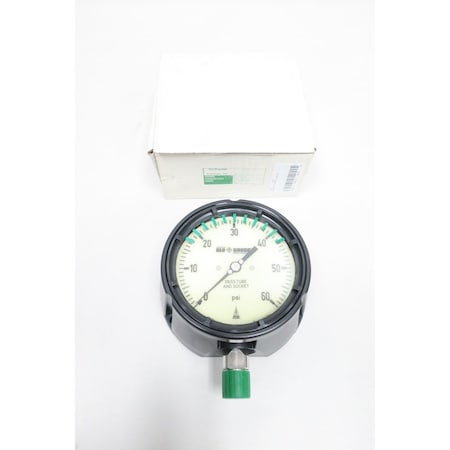 Mcdaniel Controls 4-1/2In 1/2In 0-60Psi Npt Pressure Gauge MPB/SCCG AB11214